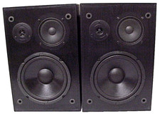 ALTEC LANSING ACOUSTIC SUSPENSION SPEAKER SYSTEM 83 BLACK SPEAKERS (PAIR) NR