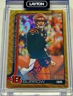 Joe Burrow 07/50 Gold Wave On Card Auto 2025 Topps Chrome Football Card