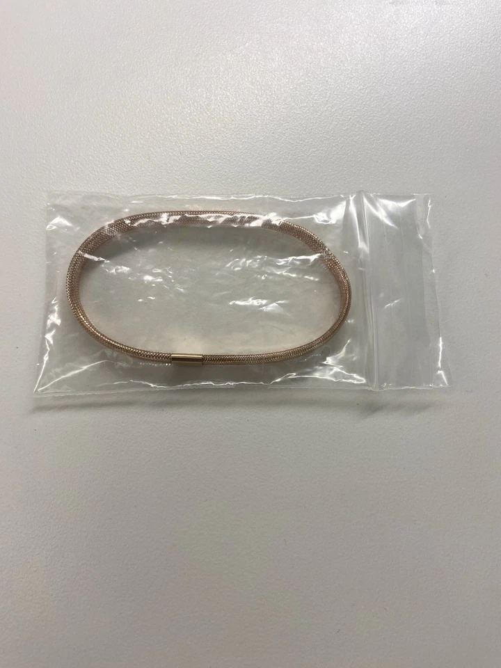 Эластичный браслет из розового золота 18 карат с 750 штампами 1,7 г - Изображение 4 из 4