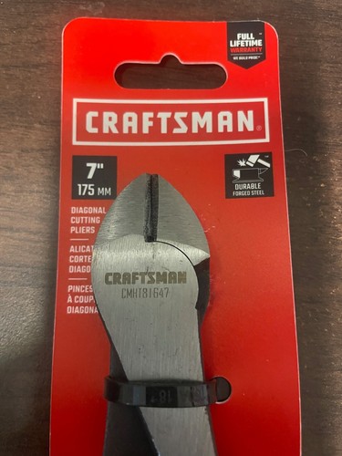 New Craftsman 7" Diagonal Cutting Pliers tools hardware supplies workshop - Picture 2 of 2