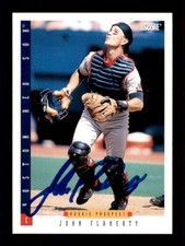 1993 Score #278 John Flaherty On Card Autograph