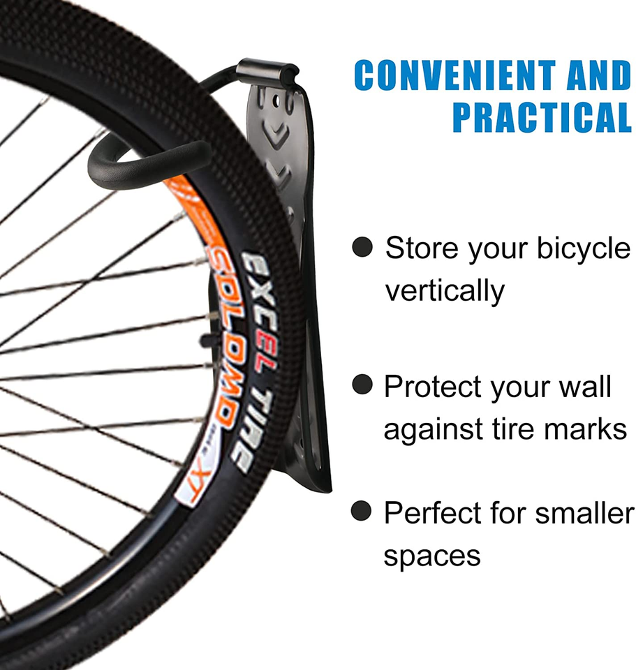 Dirza Bike Rack Garage Wall Mount Bike Hanger Storage System Vertical Bike Ho... 726084319707 eBay