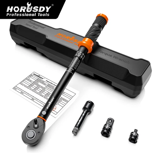 3/8" Torque Wrench Snap Socket Professional Drive Click Ratcheting Father's Day