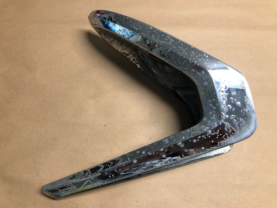 1960 Desoto Mopar bisel de luz trasera derecha HOT RAT ROD CUSTOM lowrider OEM chr Foto 2 de 4