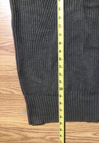 Vera Wang Simply Vera M ärmellos Pullover grün Zopfmuster Strass Akzent - Bild 10 von 10