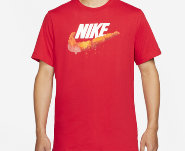 nike shrimp shirt meaning