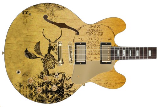 Guitar Skin Axe Wrap Re-skin DIY STARFISH SURPRISE 805 - Picture 23 of 25
