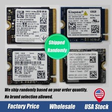 Samsung/Kioxia/Kingston 2230 NVMe M.2 SSD 128GB/256GBS  – Random Brand