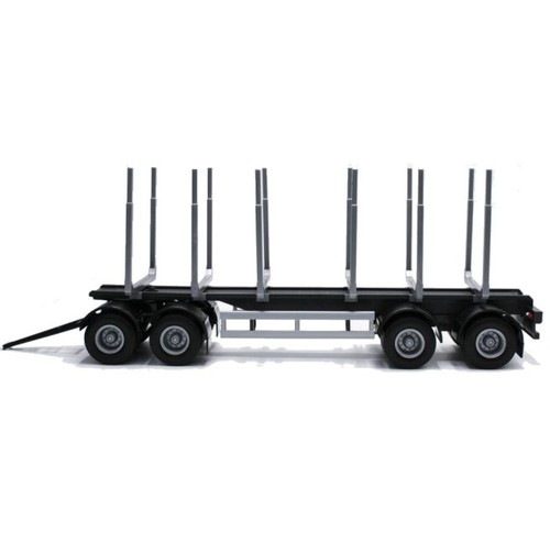 EMEK - SCANIA R450 6x4 blu con Dolly e rimorchio 2 assi per trasporto legno -... - Foto 7 di 8