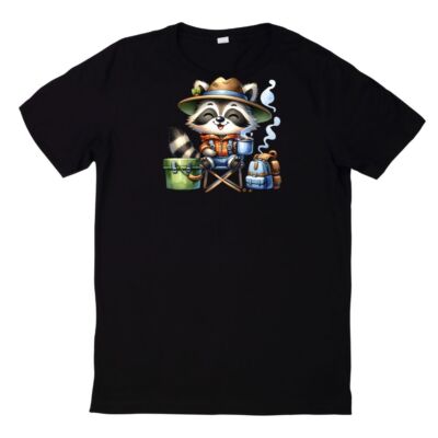 T-Shirt Süßer Waschbär Lustig Racoon Motiv
