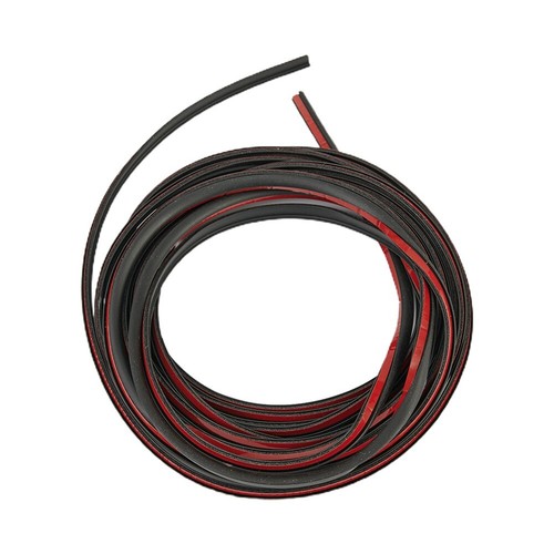 5M Automotive Rubber Seal Strip Inclined Universal 5*7MM T-shaped Weatherproof