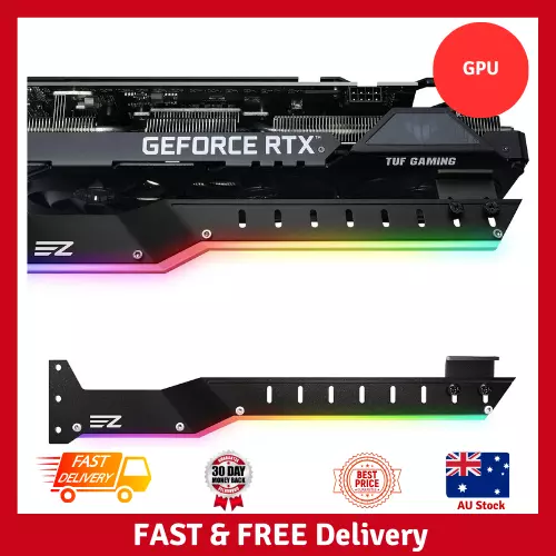EZDIY FAB GPU Holder Brace Graphics Card GPU Support Video Card Holder Bracket