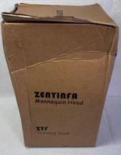 Mannequin Head with 100% Human Hair Hairdresser Training Head Manikin blonde