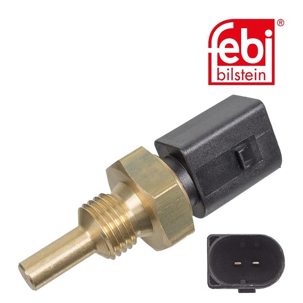 febi bilstein 100982 KüHlmitteltemperatursensor FüR Evobus, Setra, Mercedes Benz-image