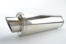 GSXR750 K6-K7 06-07 SP Engineering Polished Stainless Round Moto GP XLS Exhaust