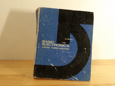 Basic Electronics 1971 3 Rd Edition by Grob