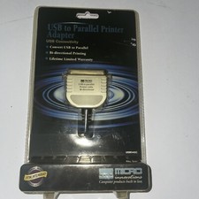 New Micro Innovations USB To Parallel Printer Adapter USB545C