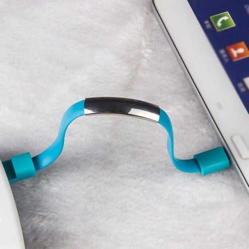 Bracelet Wrist Band USB Charging Charger Data Cable Cord For iPhone/Android U 。 - Picture 5 of 18
