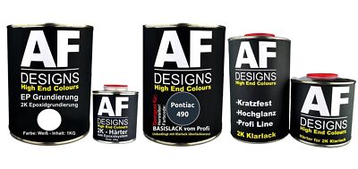FÜR Pontiac 490 Asteroid Metallic 3.7L Autolack SET 2K EP Grundierung Klarlack