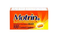 Motrin IB Ibuprofen 100 Coated Caplets **check description