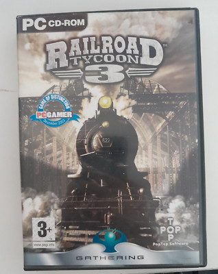 PC-CD Rom Spiel Sammeln ''''Railroad Tycoon 3'' 2CD mit 100 Seiten Handbuch Sehr guter Zustand 