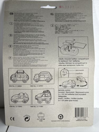 Sander Recreation Runner VW Beetle Bug Remote Control Toy Car, MIP, NEW - Picture 4 of 4