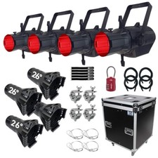 Blizzard Lighting ARIA-PROFILE-RGBW LED Lights with 26  Lenses 4-Pack