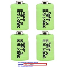 Kastar Ni-MH Battery Replace for Solar Battery Sanyo - N-50AAA GP 1/3AAA-170NM