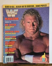 1991 Vintage World Wrestling Federation Magazine Sid Justice Cover WWF, WWE