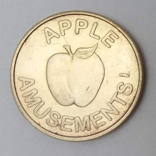Apple Amusements Greenvale, NY Arcade Game Token 22mm