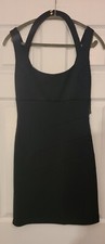 New w/ Tags Guess Los Angeles Dress Women’s Size 6 Navy Blue  Halter Bodycon