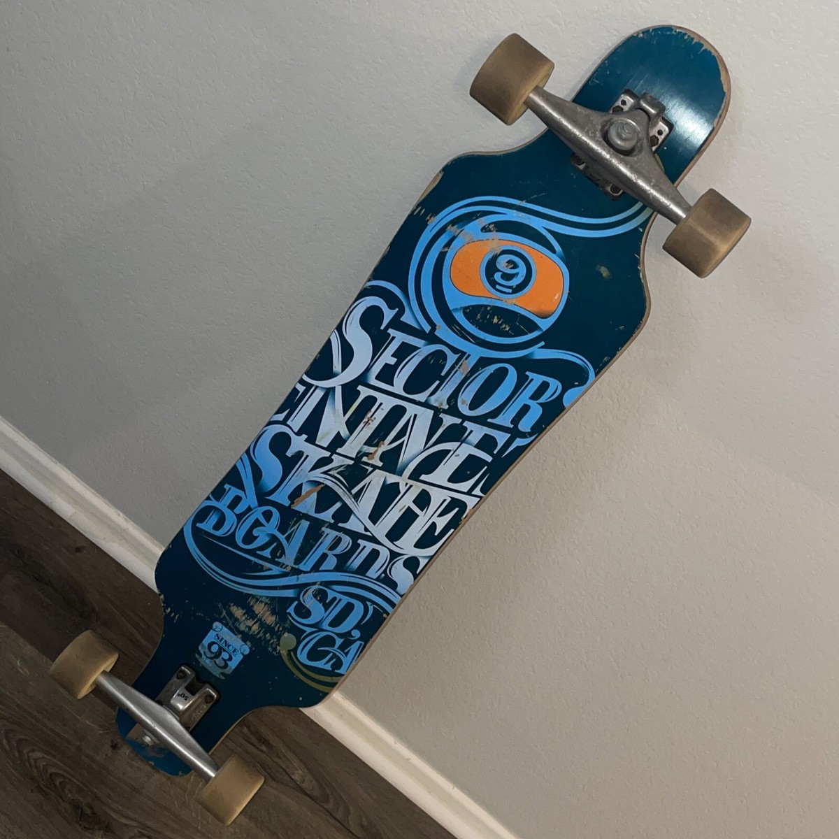 Sector 9 Mini Shaka Green Longboard 40” Cruiser Board