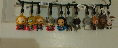 11 MARVEL THOR LOVE AND THUNDER COLLECTIBLE FULL SET FIGURAL BAG / BACKPACK CLIP