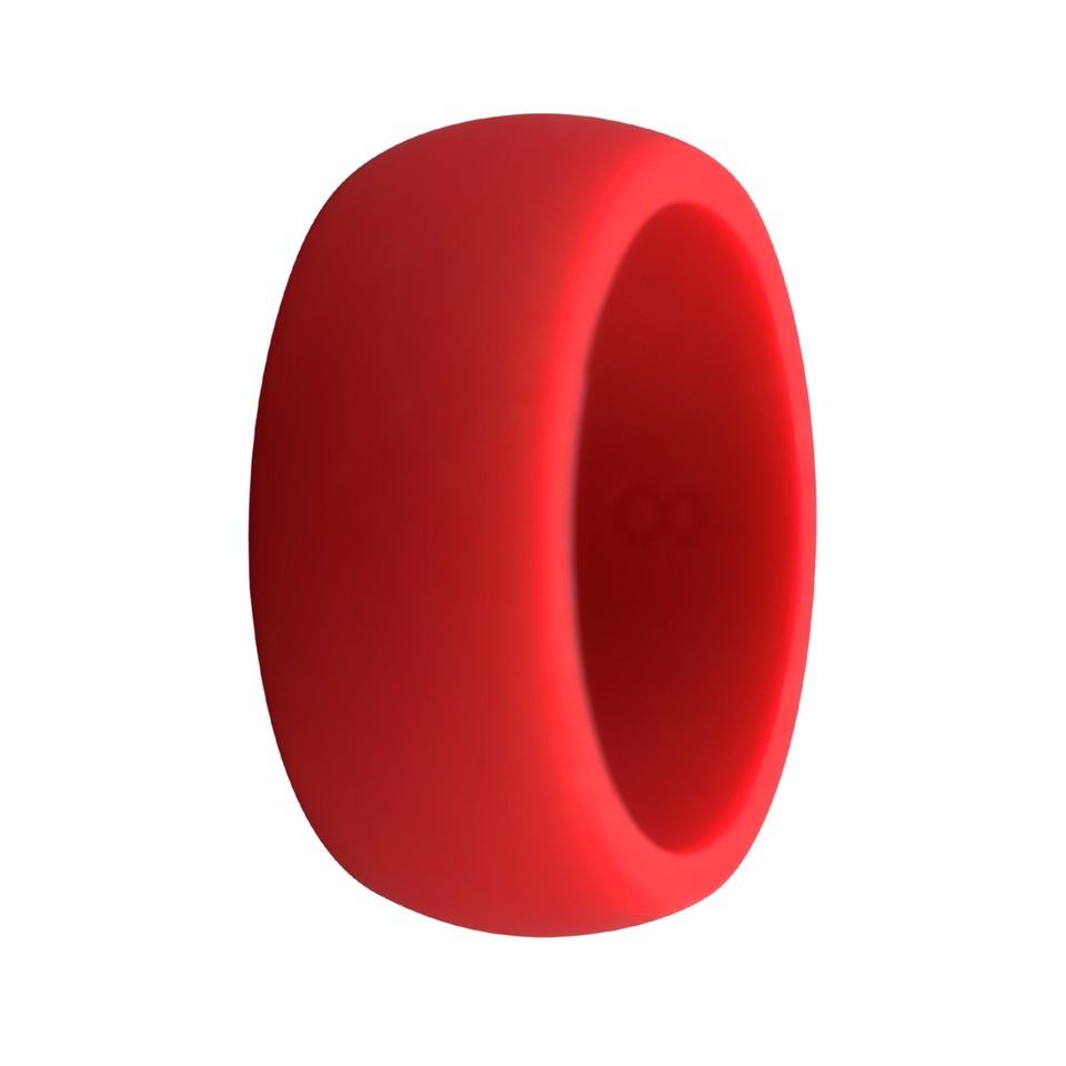 7 Silicone Rubber Wedding Rings For Men , Pack Of Mixed Designs Rubber ...