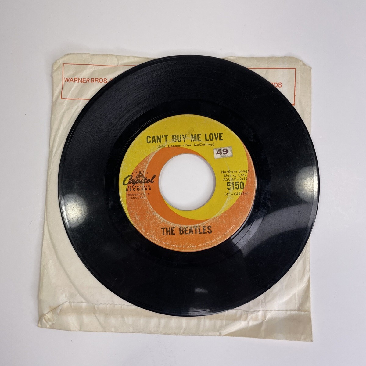 The Beatles 7インチレコード Can't Buy Me Love The Beatles 7インチレコード Can't Buy Me Love 【公式ショッピング