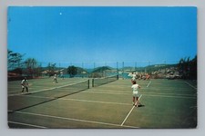 Campo da Tennis Castello Barbablù San Tommaso Isole Vergini Cartolina d'epoca