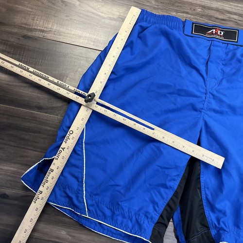 Ard Shamps Short Mens Large Blue MMA Fight Shorts UFC Cage Fight Grapping - Picture 6 of 10