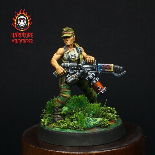 Hardcore Miniaturen weiblich Catachan Dschungel Kämpfer Squad Force Command Sergeant - Bild 31 von 164