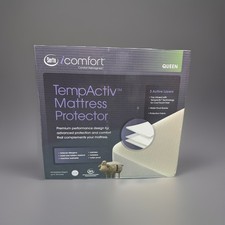 Protector de colchón Serta iComfort TempActiv Queen - Impermeable, cubierta de refrigeración