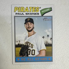 Paul Skenes - 2026 Topps Heritage All-Star #33 Pittsburgh Pirates Baseball Base