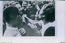 1969 Tegucigalpa Honduras Nelson Rockefeller Student Protest Wirephoto 7X9