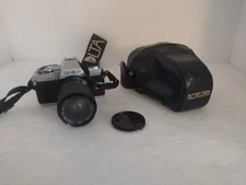 Minolta X-370 35mm SLR Film Camera - Black W 1:3.5-4.8 35-75mm Lens & Case