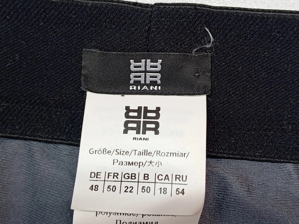 RIANI Pantalon Simili Cuir Femme Gris Casual (EU 48, 4XL, W42) - Photo 4/4