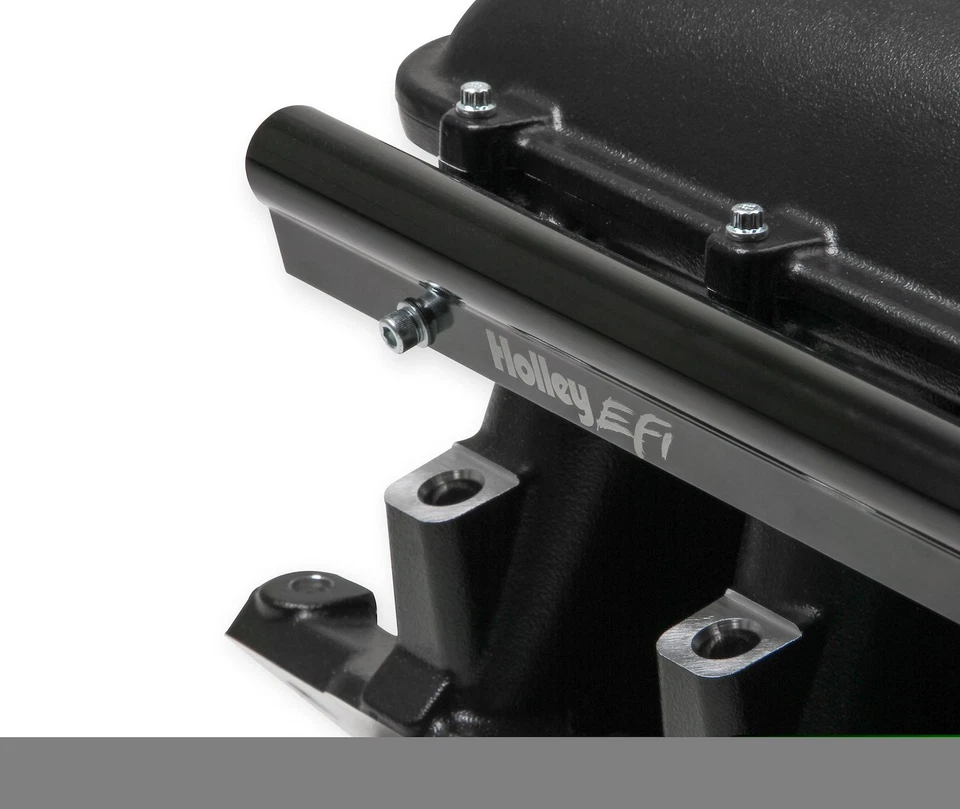 Colector de admisión Holley 300-242BK EFI Hi-Ram Ford 351W diseñado para su uso con 1 x Foto 4 de 4