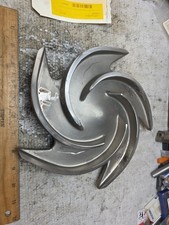 NEW: Summit Pumps IMPELLER.  10" DIA SIZE 2X3-10 NEW NO BOX STAINLESS STEEL