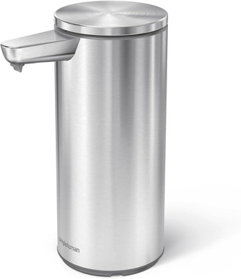 Simplehuman 9 Oz. Touch-Free Automatic Rechargeable Sensor Pump, Brushed Stainle