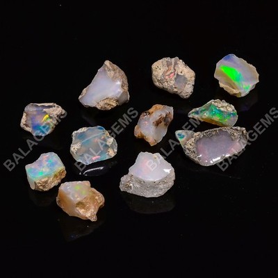 42,50 cts. 100 % natürlicher erstaunlicher äthiopischer Opal 12 x 9 19 x 10 m...