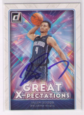 Jalen Suggs Signed 2021-22 Donruss Basketball Great X-Pectations Insert #8 RC