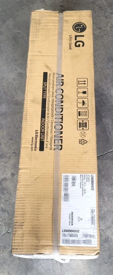 Inversor de unidad de montaje en pared interior LG Electronics LSN090HXV2 9000 BTU Foto 3 de 4