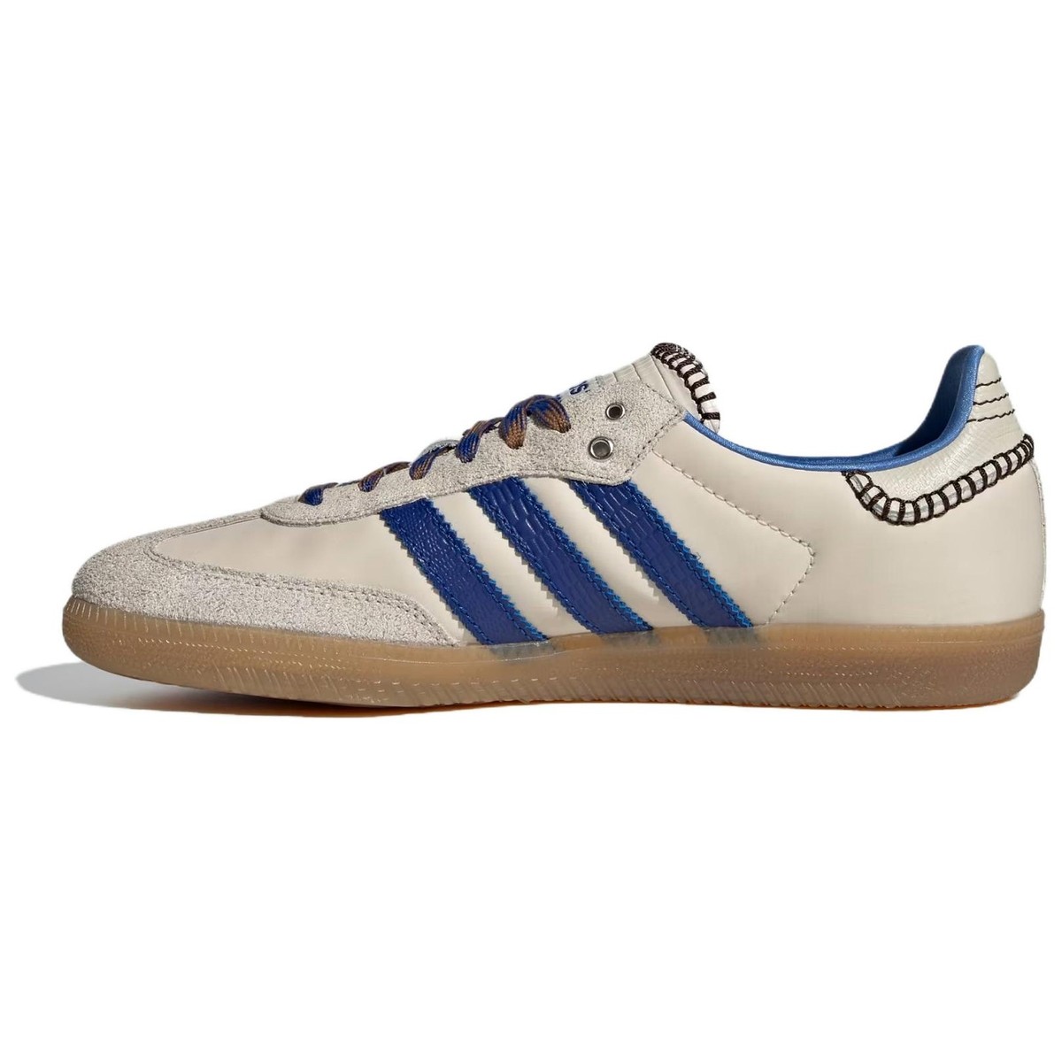 adidas Wales Bonner スニーカー ホワイト/ブルー Wales Bonner X Samba Nylon 'Wonder Clay Royal Blue' - Adidas